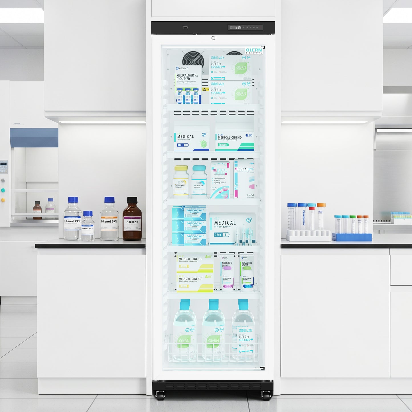OLERN 12 cu.ft. Medical Refrigerator – Vaccine & Lab Storage