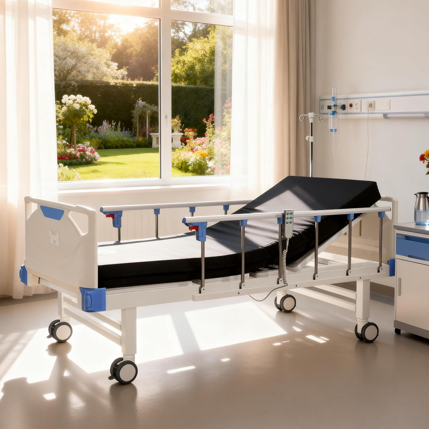 OLERN Classic Electric Hospital Bed – Back & Leg Adjustable for Home Care