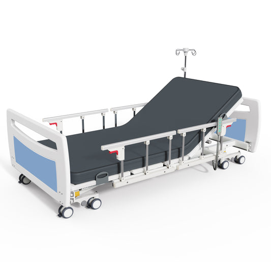 OLERN Ultra Low 5 Function Hospital Bed – 10" Height for Fall Prevention